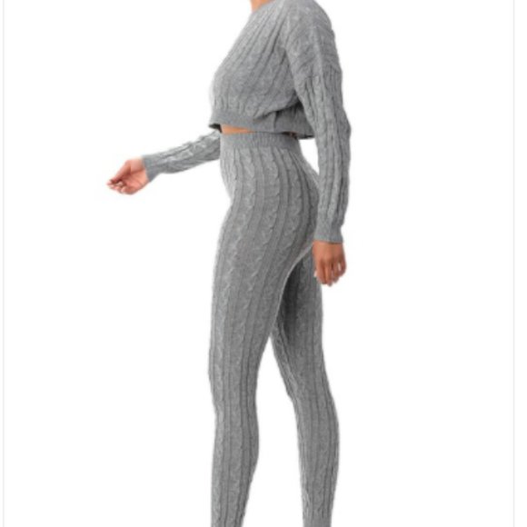 KNIT 2 piece pants set - Picture 3 of 4